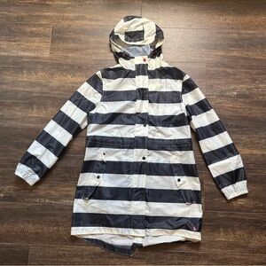 Joules Raincoat Waterproof Hooded Golightly Sz 8